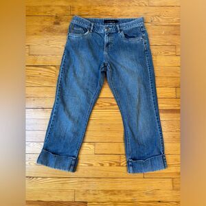 Calvin Klein Jeans Crop Boyfriend Denim - Medium Blue
